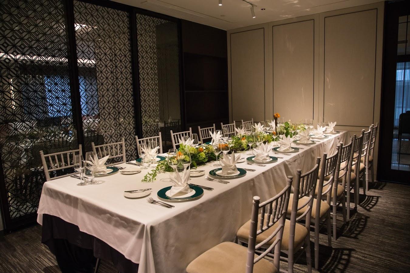 Grand Park City Hall Singapore Exterior photo A table set for a formal dinner