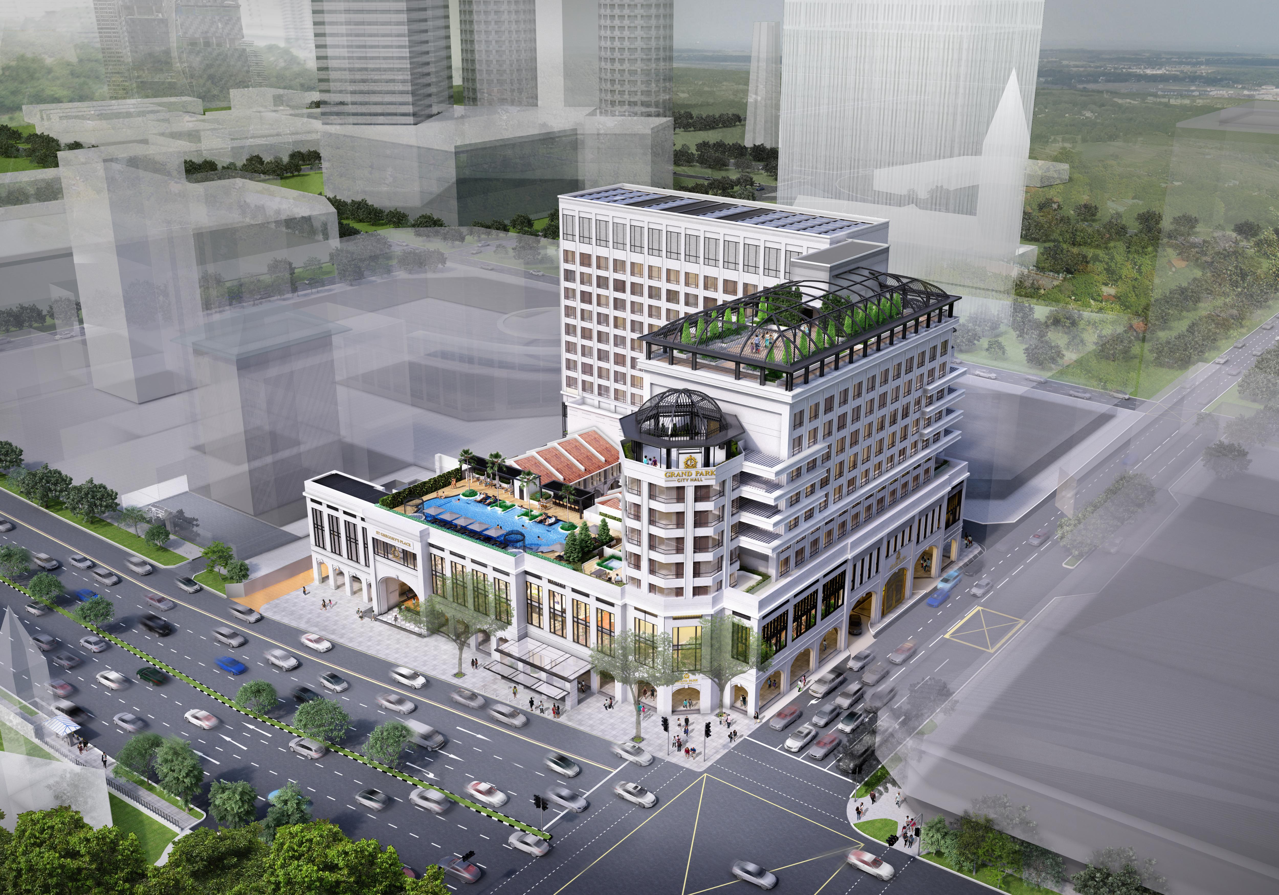 Grand Park City Hall Singapore Exterior photo The hotel's design